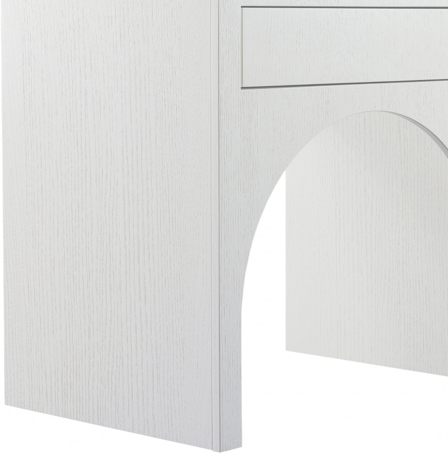 August Nightstand White from Meridian - Luna Furniture