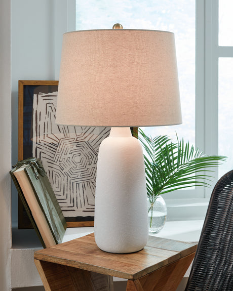 Avianic White Table Lamp from Ashley - Luna Furniture