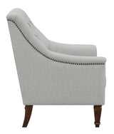 Avonlea Gray Sloped Arm Upholstered Chair from Coaster - Luna Furniture