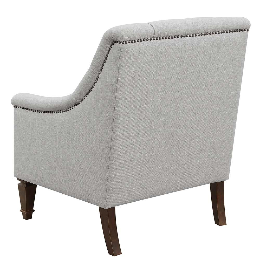 Avonlea Gray Sloped Arm Upholstered Chair from Coaster - Luna Furniture