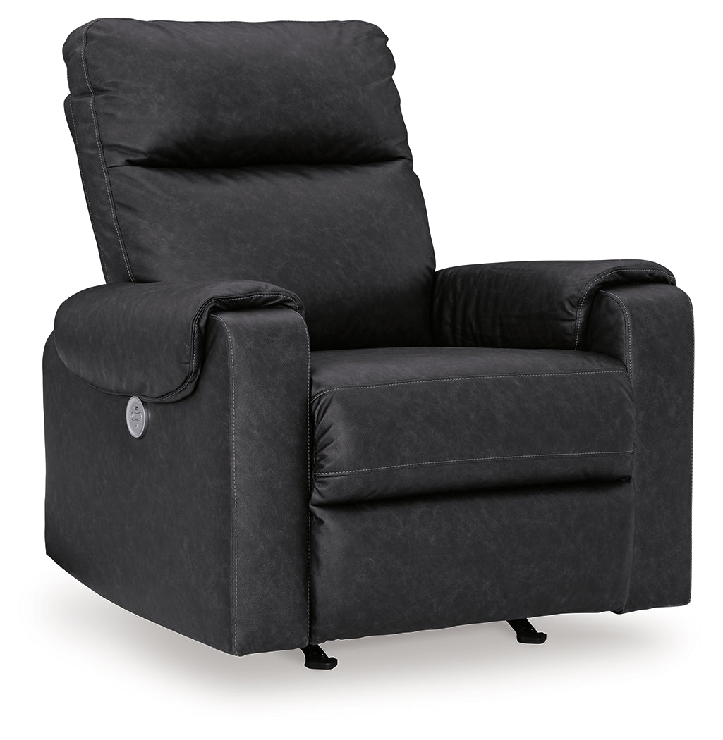 Axtellton Carbon Power Recliner from Ashley - Luna Furniture