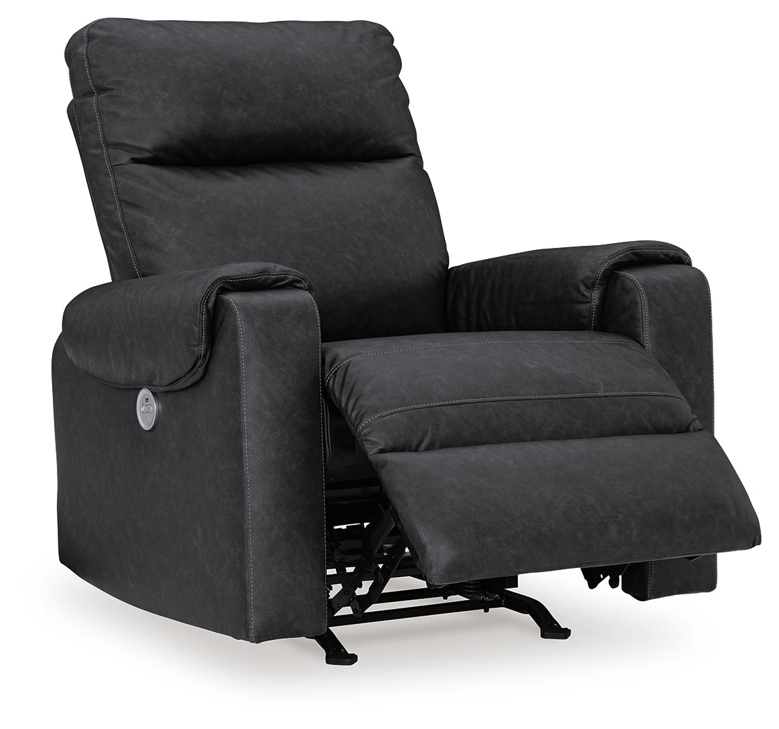 Axtellton Carbon Power Recliner from Ashley - Luna Furniture