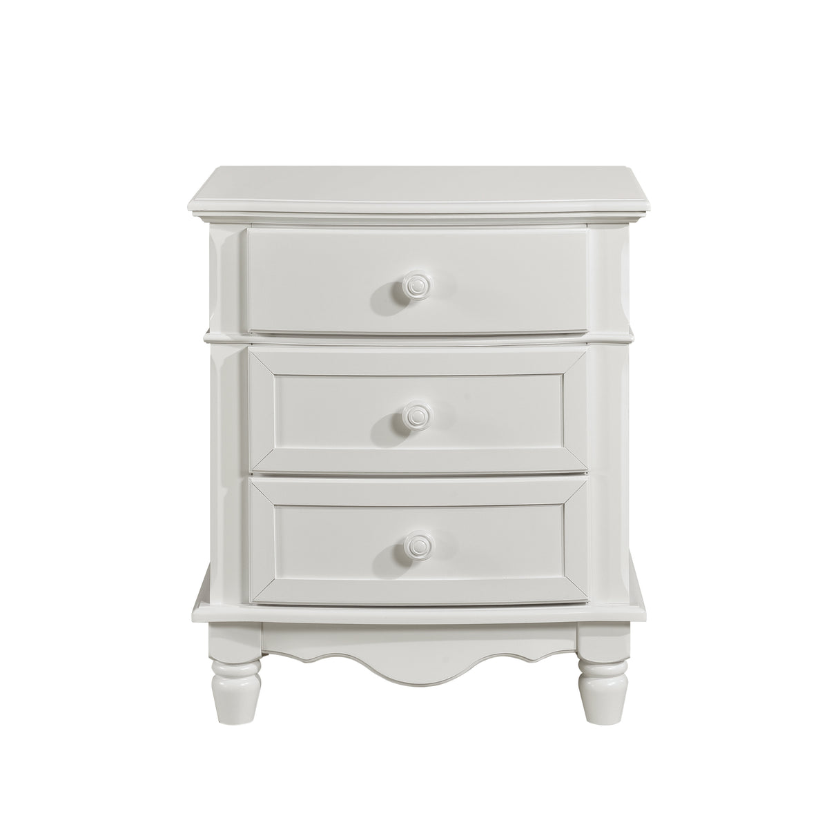 Clementine White Nightstand from Homelegance - Luna Furniture