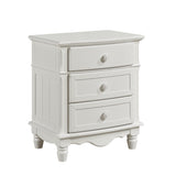 Clementine White Nightstand from Homelegance - Luna Furniture