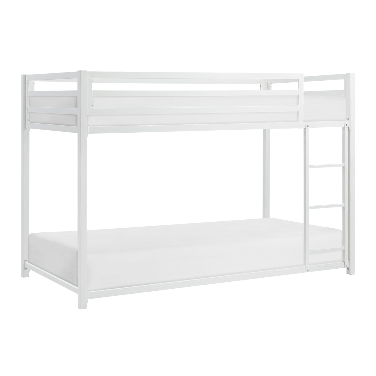 Jovie White Metal Twin/Twin Bunk Bed from Homelegance - Luna Furniture