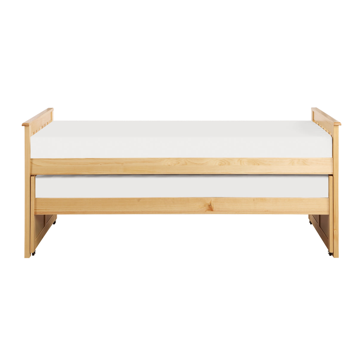 Bartly Pine Twin/Twin Bed from Homelegance - Luna Furniture