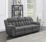 Bahrain Upholstered Power Sofa Charcoal from Coaster - Luna Furniture