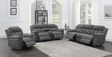 Bahrain Upholstered Power Sofa Charcoal from Coaster - Luna Furniture