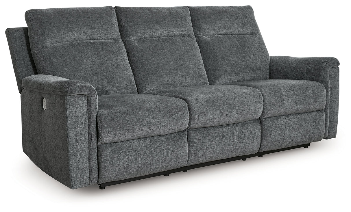 Barnsana Gravel Power Reclining Sofa - 3320287 - Luna Furniture