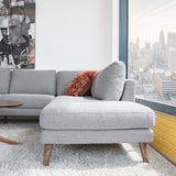 Batres Sectional Sofa Rigth Sectional / Grey - AFC00597 - Luna Furniture