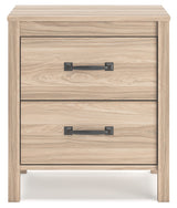 Battelle Tan Nightstand from Ashley - Luna Furniture