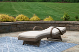 Beachcroft Beige Outdoor Chaise Lounge with Cushion - P791-815 - Luna Furniture