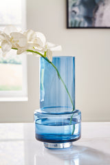 Bealen Dark Blue Vase from Ashley - Luna Furniture