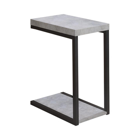 Beck Cement/Black Accent Table from Coaster - Luna Furniture