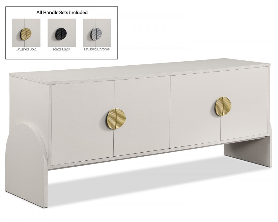 Beckwith Sideboard / Buffet Cream from Meridian - Luna Furniture