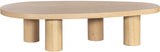 Beekman Coffee Table Natural from Meridian - Luna Furniture