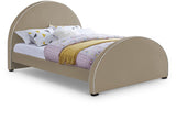 Brody Beige Velvet Full Bed from Meridian - Luna Furniture