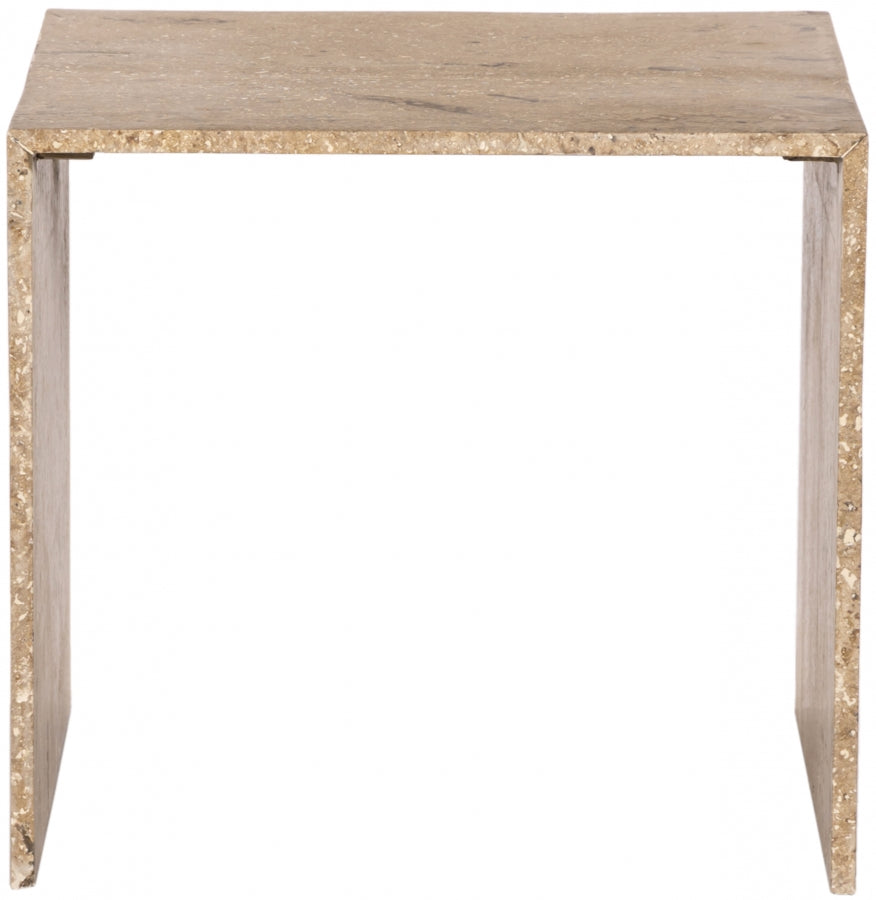 Beige Canova End Table from Meridian - Luna Furniture