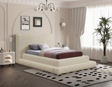 Dane Beige Teddy Fabric Twin Bed from Meridian - Luna Furniture