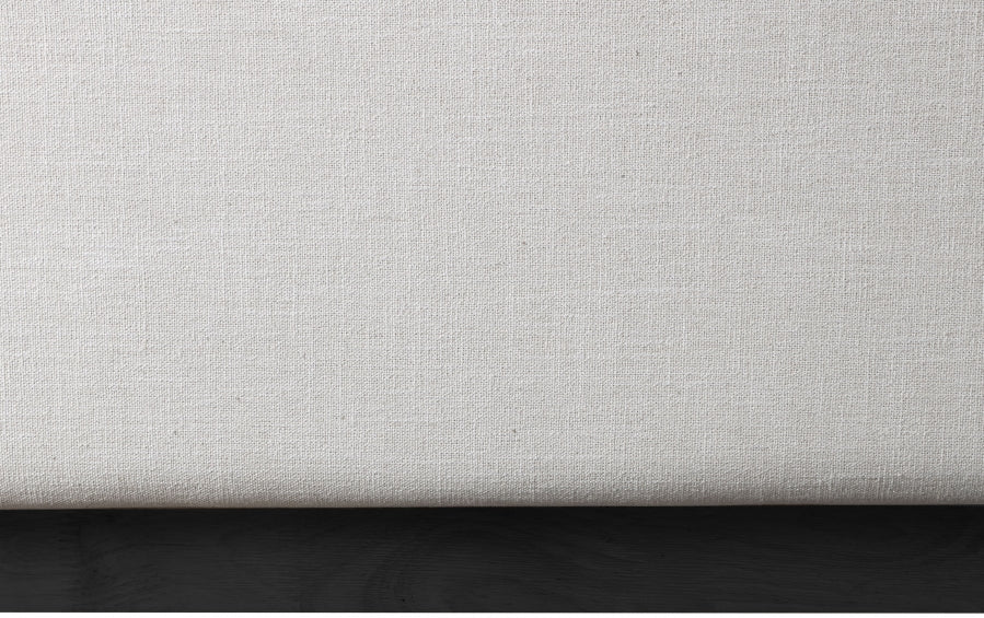 Beige Logan Linen Textured Fabric Full Bed from Meridian - Luna Furniture