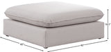 Mackenzie Beige Modular Ottoman from Meridian - Luna Furniture