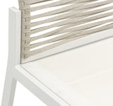 Maldives Beige Outdoor Patio Dining Side Chair, Set of 2 from Meridian - Luna Furniture