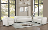 Beige Mylah Polyester Fabric Loveseat from Meridian - Luna Furniture