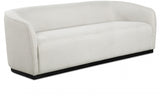 Beige Mylah Polyester Fabric Sofa from Meridian - Luna Furniture