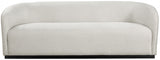 Beige Mylah Polyester Fabric Sofa from Meridian - Luna Furniture