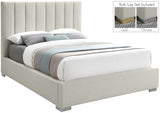 Pierce Beige Linen Textured Full Bed from Meridian - Luna Furniture