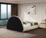 Rudy Beige Teddy Fabric King Bed from Meridian - Luna Furniture