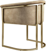 Tierra Beige Velvet Dining Chair from Meridian - Luna Furniture