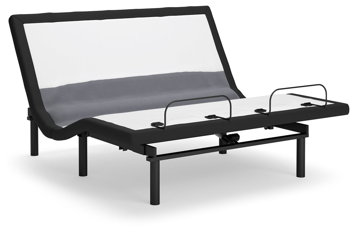 Best Base with Lumbar and Audio Black California King Adjustable Base from Ashley - Luna Furniture