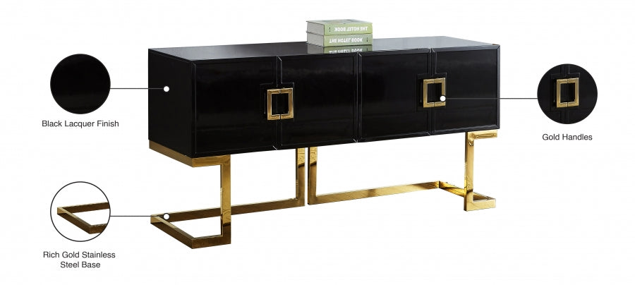 Beth Buffet | Console Table from Meridian - Luna Furniture