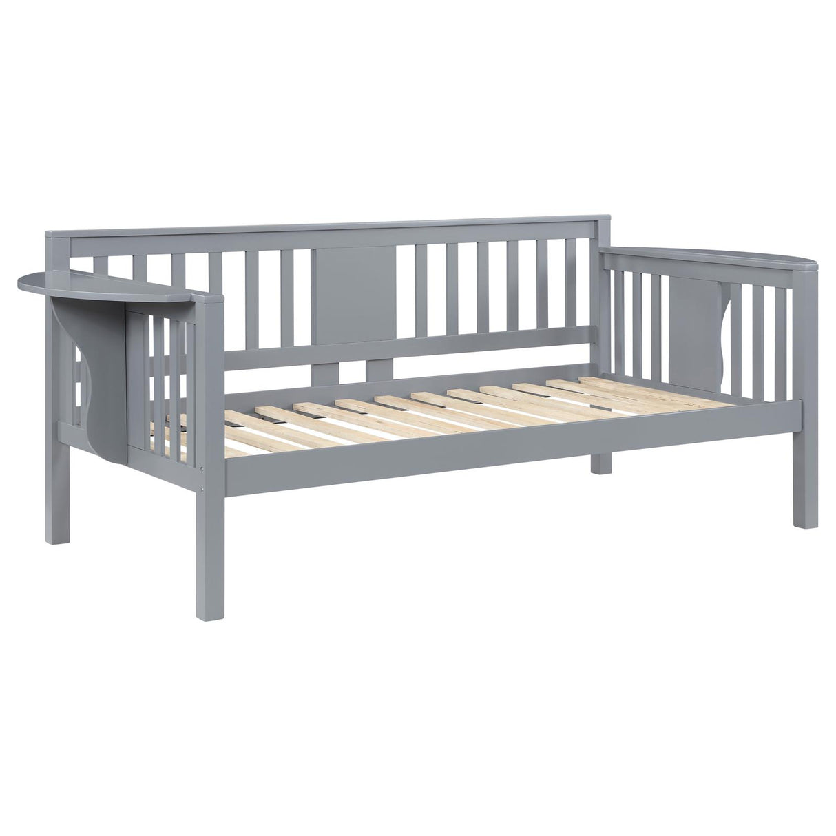 Bethany Wood Twin Daybed with Drop-down Tables Grey from Coaster - Luna Furniture