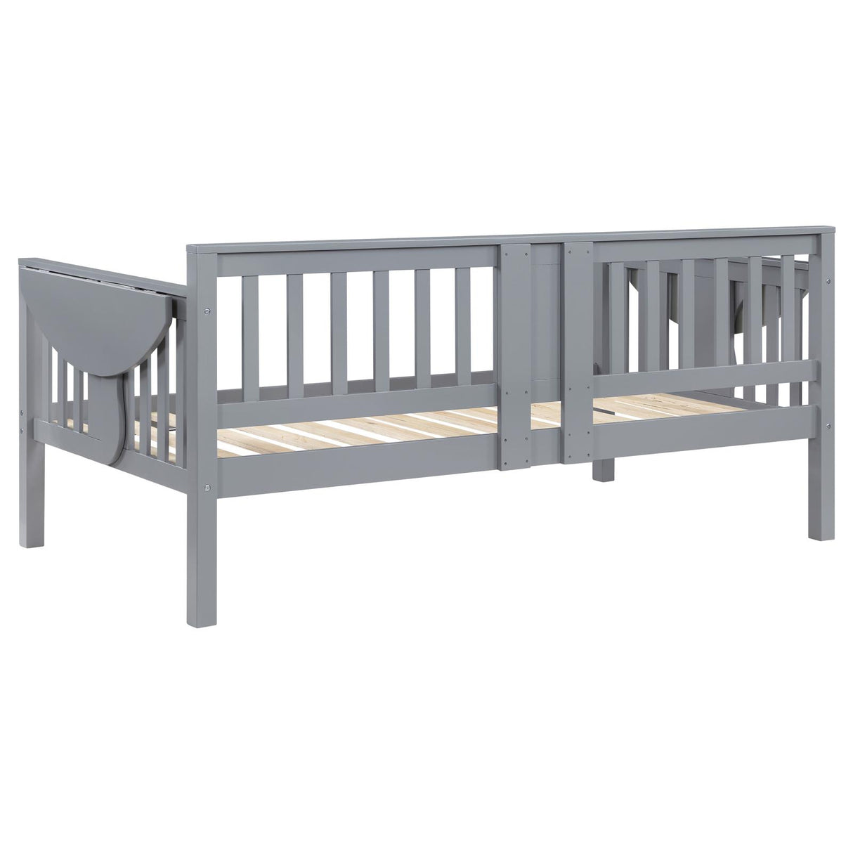 Bethany Wood Twin Daybed with Drop-down Tables Grey from Coaster - Luna Furniture