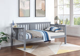 Bethany Wood Twin Daybed with Drop-down Tables Grey from Coaster - Luna Furniture