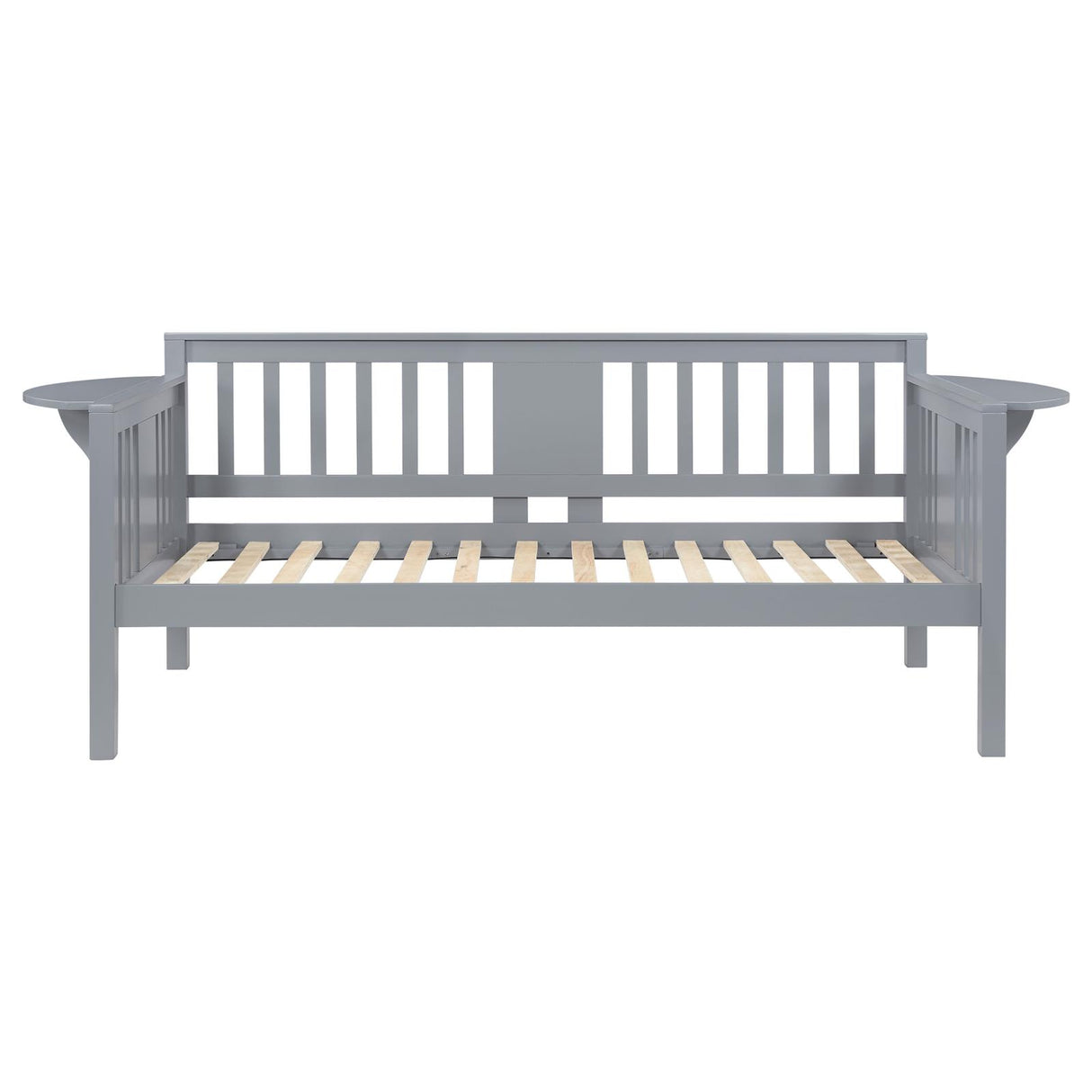 Bethany Wood Twin Daybed with Drop-down Tables Grey from Coaster - Luna Furniture