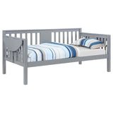 Bethany Wood Twin Daybed with Drop-down Tables Grey from Coaster - Luna Furniture