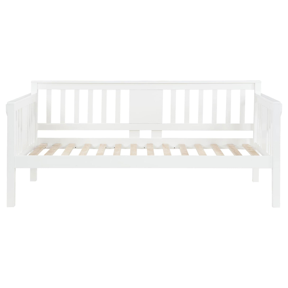 Bethany Wood Twin Daybed with Drop-down Tables White - 300837 - Luna Furniture