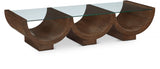 Beverwil Coffee Table Brown from Meridian - Luna Furniture