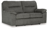 Bindura Mineral Glider Loveseat from Ashley - Luna Furniture