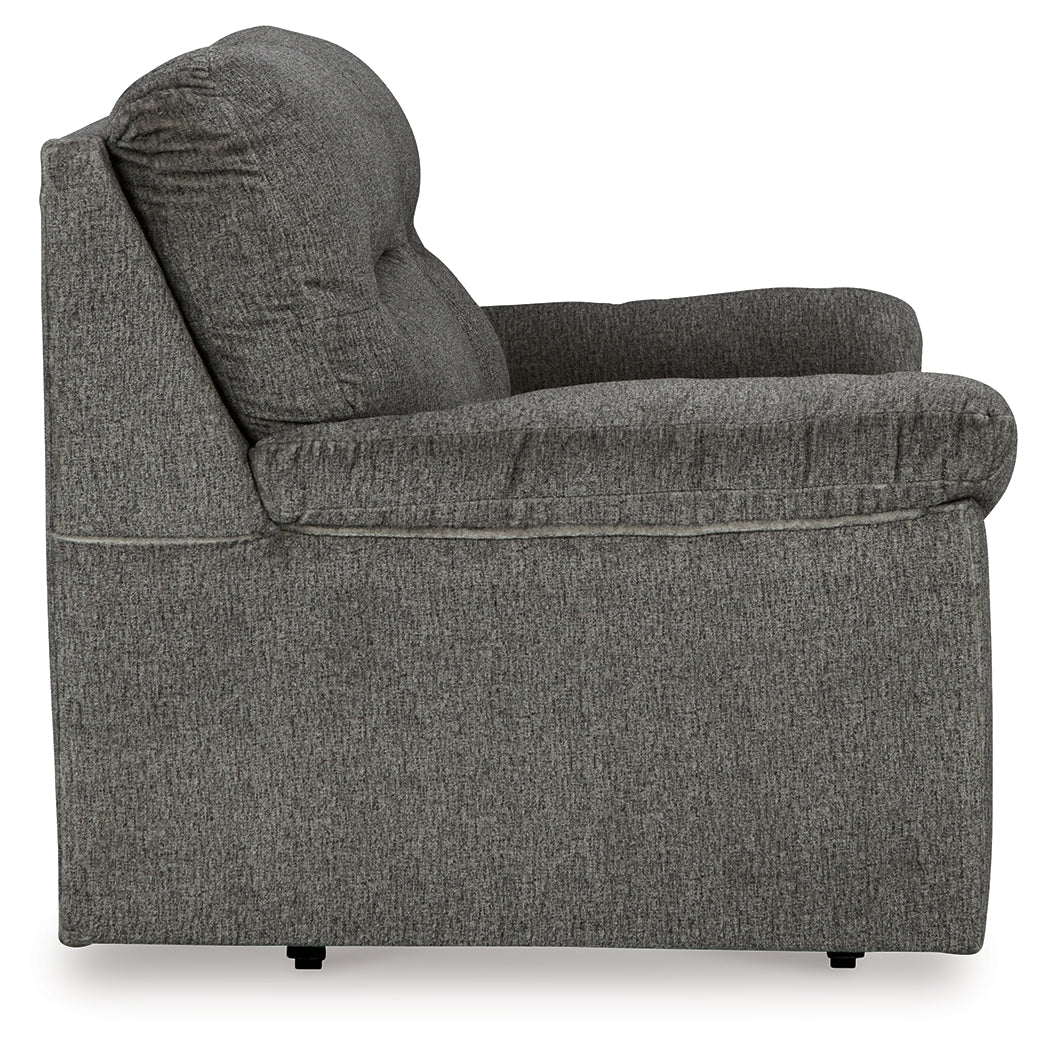 Bindura Mineral Glider Loveseat from Ashley - Luna Furniture