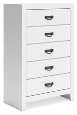 Binterglen White Chest of Drawers from Ashley - Luna Furniture