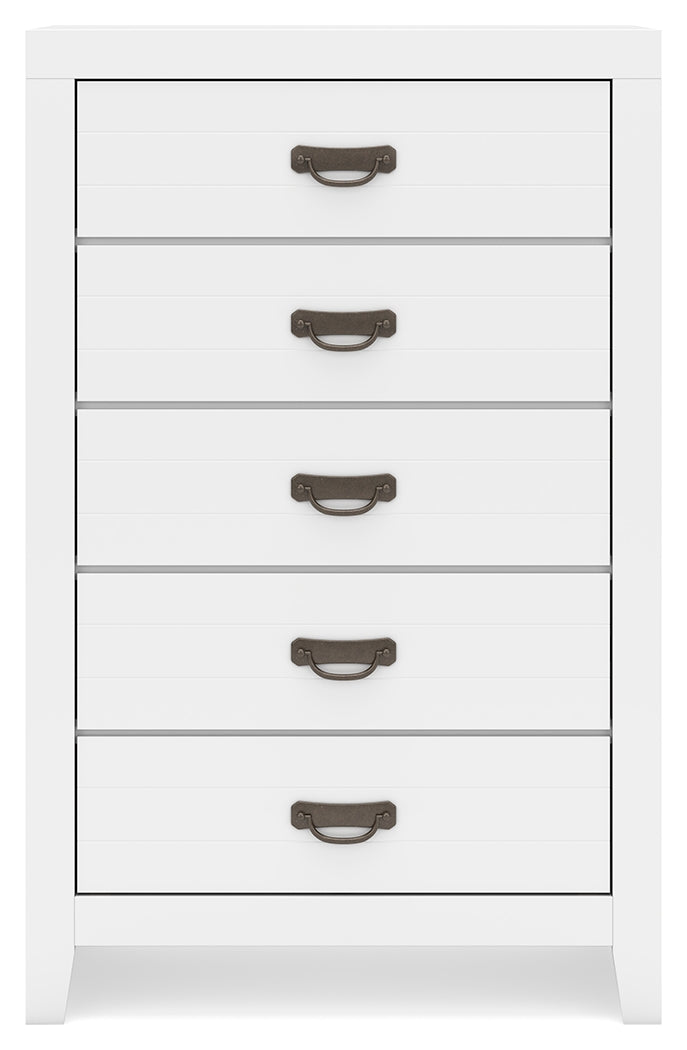 Binterglen White Chest of Drawers from Ashley - Luna Furniture