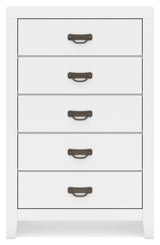 Binterglen White Chest of Drawers from Ashley - Luna Furniture