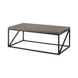 Birdie Sonoma Gray Rectangular Coffee Table from Coaster - Luna Furniture