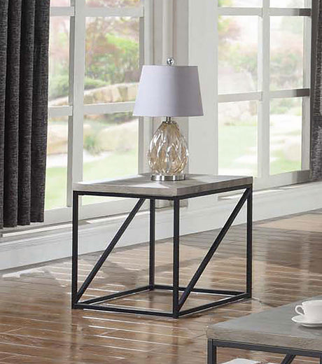 Birdie Square End Table Sonoma Gray from Coaster - Luna Furniture