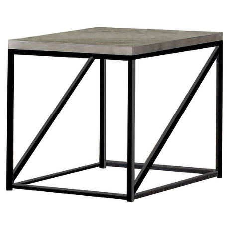 Birdie Square End Table Sonoma Gray from Coaster - Luna Furniture