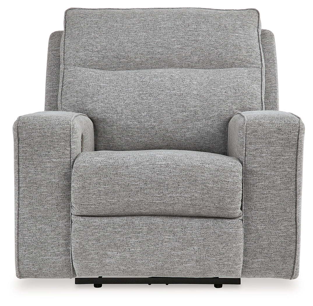 Biscoe Pewter Power Recliner - 9050313 - Luna Furniture